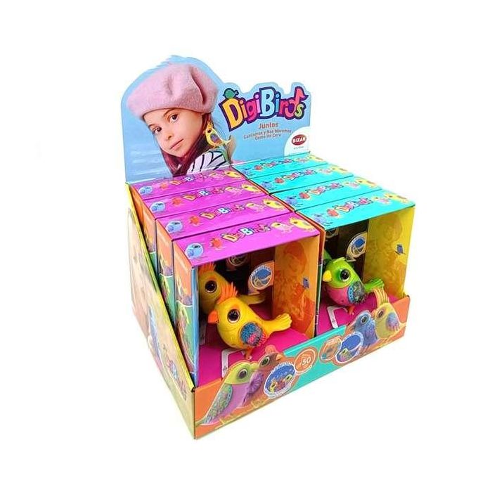 Bizak Pajaro Cantarin Digibirds SDOS Pack 1 8,5 cm +30 Melodias Color Surtido 1