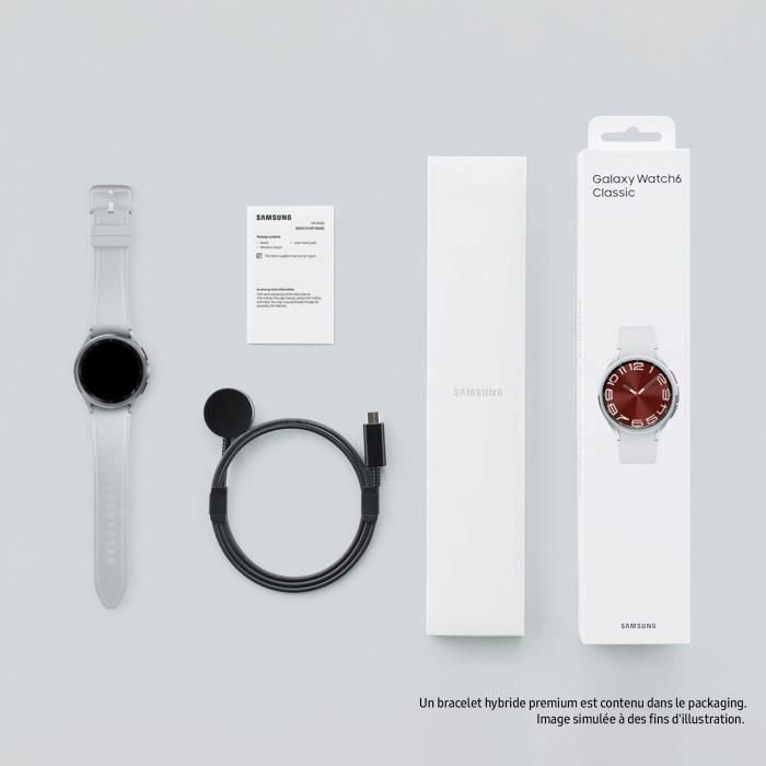 SAMSUNG Galaxy Watch6 Clásico 43mm Plata 4G 4 SAMSUNG Galaxy Watch6 Clásico 43mm Plata 4G 4