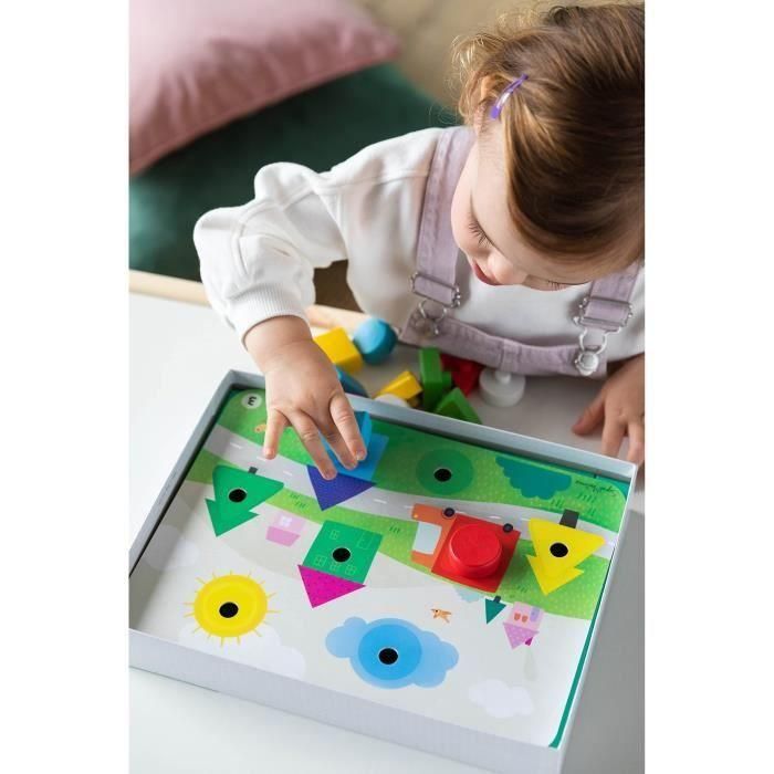 Puzzle baby shapes. aprende las formas y los colores encajando.goula 4