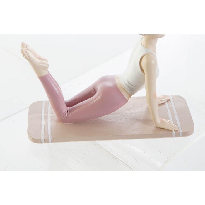 DKD Home Decor Figura Decorativa Escandinava Chica de Yoga para Hogar | Escultura de Resina Rosa para Decoración | Medidas: 6x13x16 cm 2 DKD Home Decor Figura Decorativa Escandinava Chica de Yoga para Hogar | Escultura de Resina Rosa para Decoración | Medidas: 6x13x16 cm 2