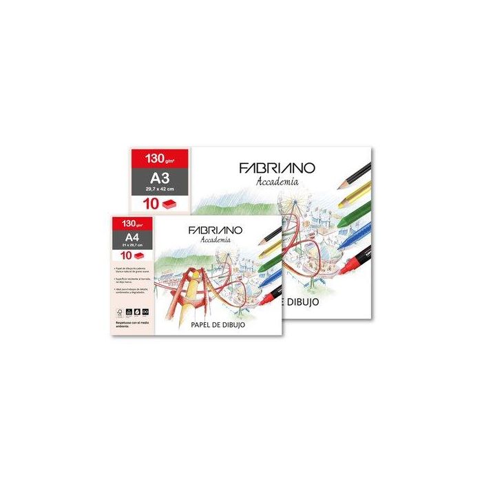 Laminas Dibujo Fabriano 24X32 C/R Bolsa De 10 Laminas Dibujo Fabriano 24X32 C/R Bolsa De 10