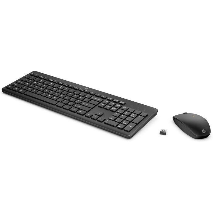 HP 235 Combo Teclado y Ratón Inalámbrico Silencioso y Cómodo con Atajos de Teclado y Baterías de Larga Duración - Diseño Internacional 1 HP 235 Combo Teclado y Ratón Inalámbrico Silencioso y Cómodo con Atajos de Teclado y Baterías de Larga Duración - Diseño Internacional 1