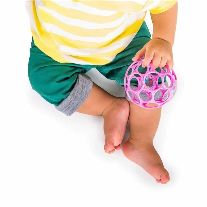 Sonajero de fácil agarre Oball BRIGHT STARS, juguete infantil sin BPA en color rosa, para recién nacidos + 1 Sonajero de fácil agarre Oball BRIGHT STARS, juguete infantil sin BPA en color rosa, para recién nacidos + 1