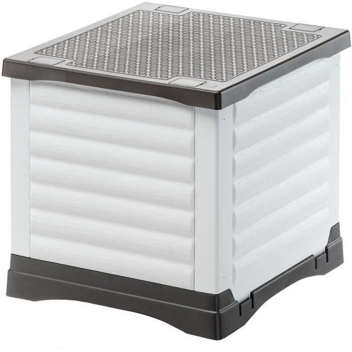 Nicho - FERPLAST - PETVILLA 50 - 38,5 x 43 x 38,5 cm - Blanco / Gris 4 Nicho - FERPLAST - PETVILLA 50 - 38,5 x 43 x 38,5 cm - Blanco / Gris 4