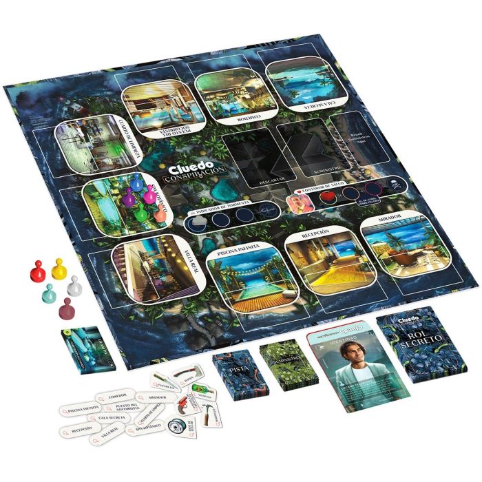 Hasbro Games Cluedo Conspiración F6418 Juego de Misterio para Detectives +14 Años 2