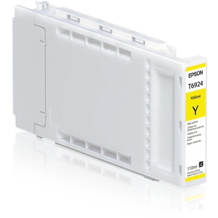 Epson Cartucho Tinta Original Sc-T Amarillo 110 mL, Código OEM C13T692400, Compatible con SC-T3000, SC-T5000, SC-T7000