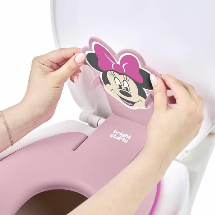 Disney Baby BRI0074451174405 Reductor de inodoro infantil universal Minnie, adhesivo, rápida instalación, semipermanente 1 Disney Baby BRI0074451174405 Reductor de inodoro infantil universal Minnie, adhesivo, rápida instalación, semipermanente 1