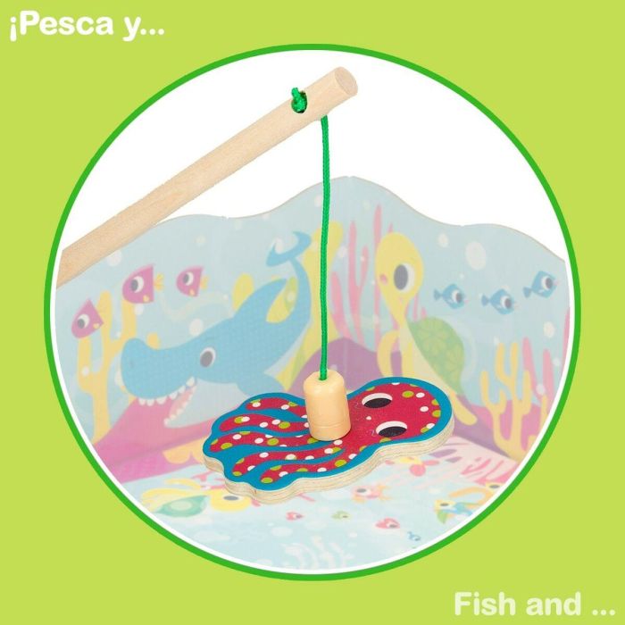 Juego de Mesa Lisciani Giochi Montessori Pesca (6 Unidades) 5