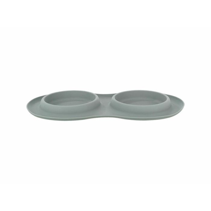 Comedero para Perro Trixie Gris Acero Inoxidable Ø 16 cm Doble 2 × 0,3 L 47 × 3 × 26 CM 4 Comedero para Perro Trixie Gris Acero Inoxidable Ø 16 cm Doble 2 × 0,3 L 47 × 3 × 26 CM 4