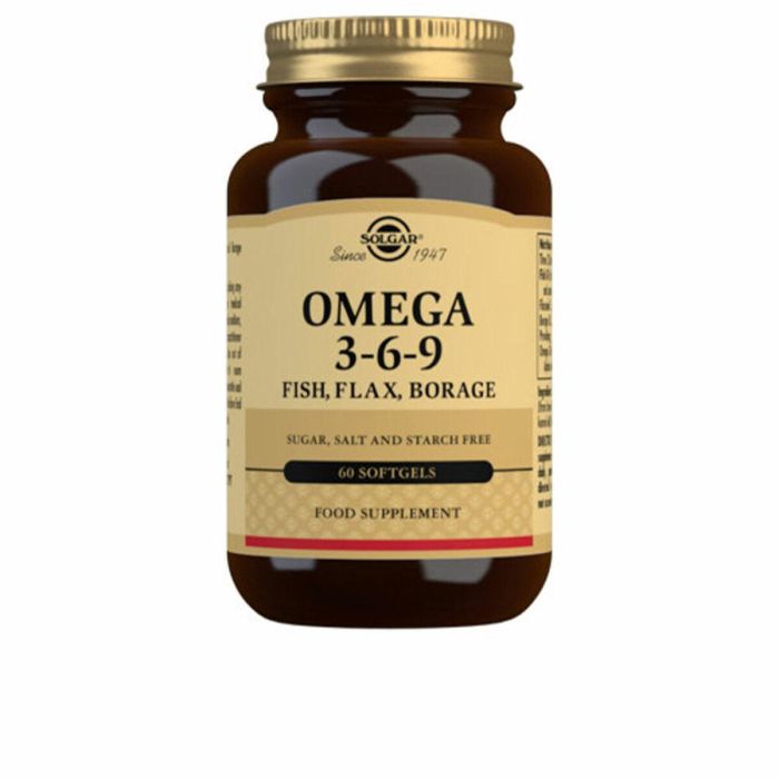 Solgar OMEGA 3-6-9 Perlas - Ácidos Grasos Esenciales para Sistema Inmune, Piel y Articulaciones - 60 Perlas Solgar OMEGA 3-6-9 Perlas - Ácidos Grasos Esenciales para Sistema Inmune, Piel y Articulaciones - 60 Perlas