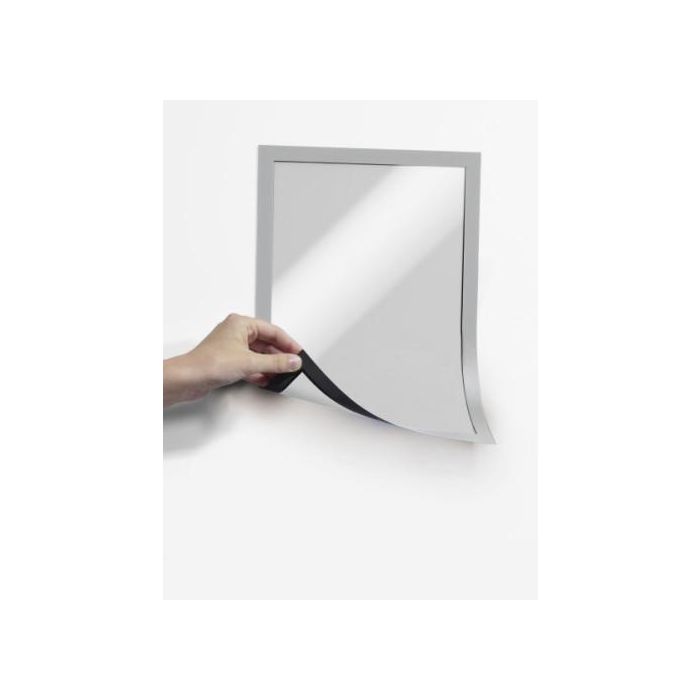 Durable Marco Informativo Magnético Duraframe A4 Plata - 5 Unidades 3