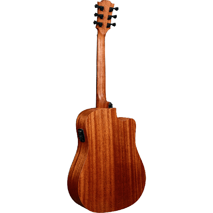 LAG Tramontane 118 Guitarra Acústica Electroacústica Dreadnought Cutaway A/E Natural (Zurdos) 4