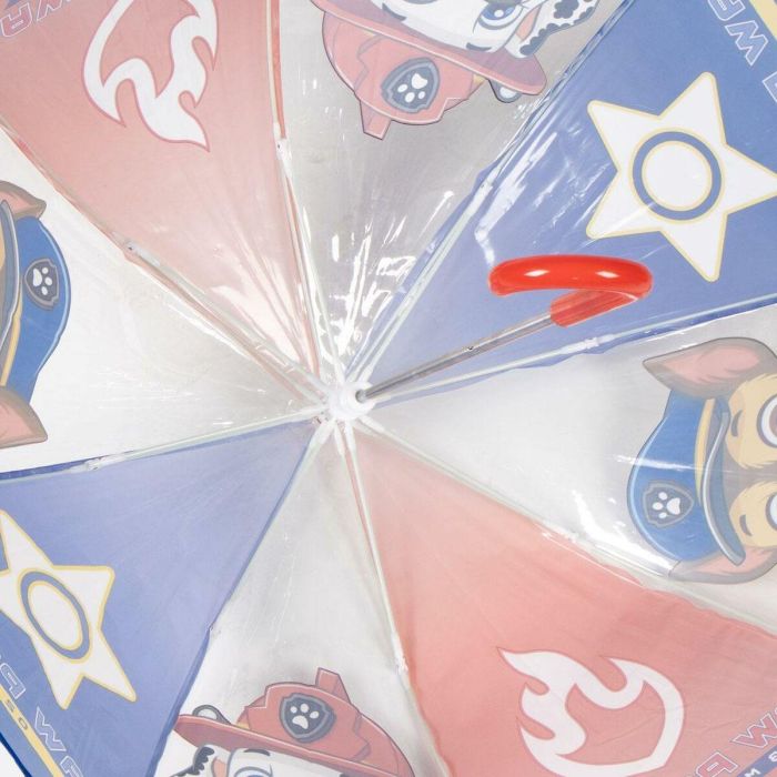 Cerdá Paraguas Manual Transparente Tipo Burbuja POE Paw Patrol 45 cm Azul para Niños +3 años 3 Cerdá Paraguas Manual Transparente Tipo Burbuja POE Paw Patrol 45 cm Azul para Niños +3 años 3