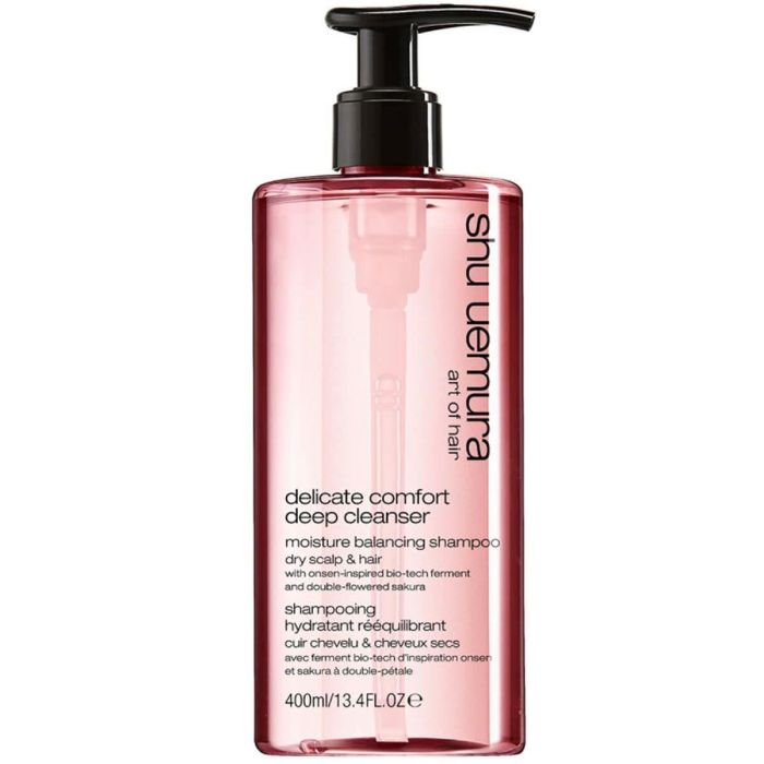 Shu Uemura DELICATE CONFORT Champú Purificante Hidratante Sin Siliconas para Cuero Cabelludo y Cabello Seco 400 ml Shu Uemura DELICATE CONFORT Champú Purificante Hidratante Sin Siliconas para Cuero Cabelludo y Cabello Seco 400 ml