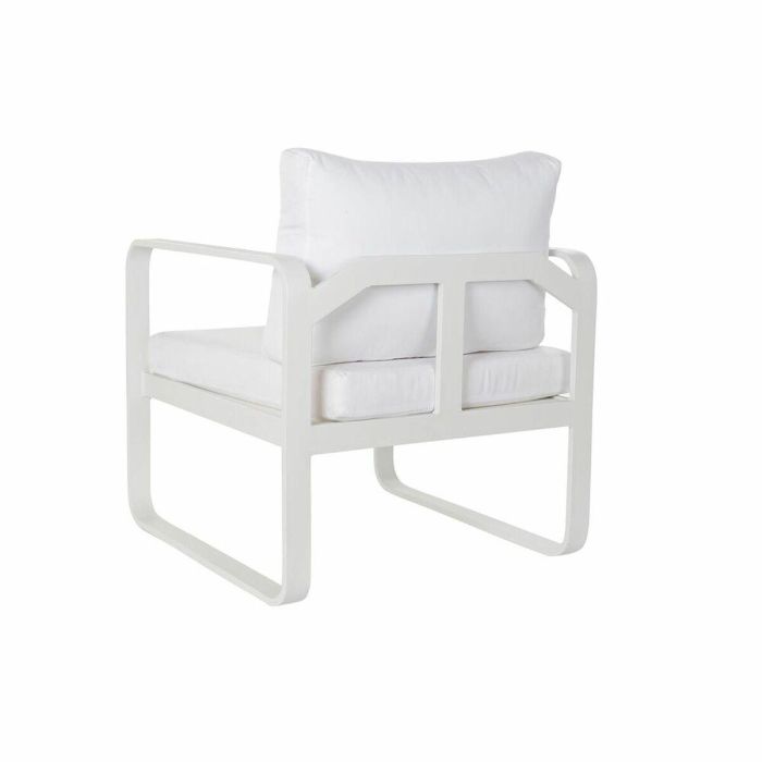 Sofa Terraza Y Jardin DKD Home Decor Blanco 72 x 78 x 184 cm Set de 4 4