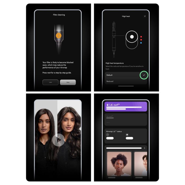 Dyson Airwrap HS08 ID Complete Long Ceramic Patina/Topaz Herramienta de Peinado Múltiples Accesorios