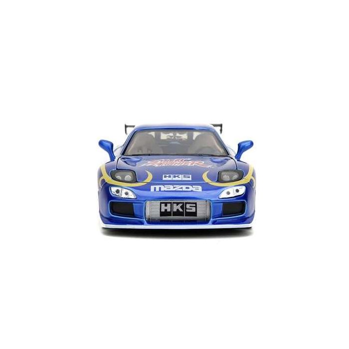 Coche street fighter ii chun-li 1993 mazda rx-7 escala 1:24. incluye figura 7 Coche street fighter ii chun-li 1993 mazda rx-7 escala 1:24. incluye figura 7