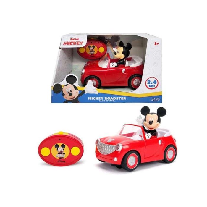 Coche Radio Control Mickey Roadster 27 Mhz ¡Gira Sobre Si Mismo! (Figura No Extraible) 19 Cm 2