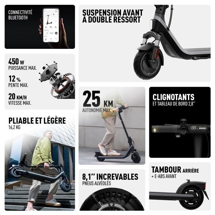 Patinete eléctrico - SEGWAY - E2 E II - 450 W - 8.1 1 Patinete eléctrico - SEGWAY - E2 E II - 450 W - 8.1 1