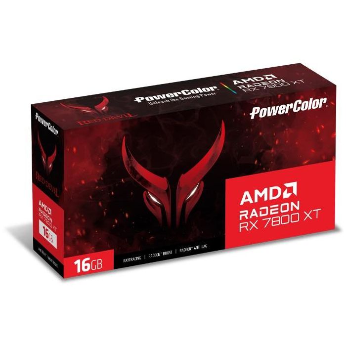 PowerColor RX 7800 XT 16GB GDDR6 Red Devil 3 Ventiladores