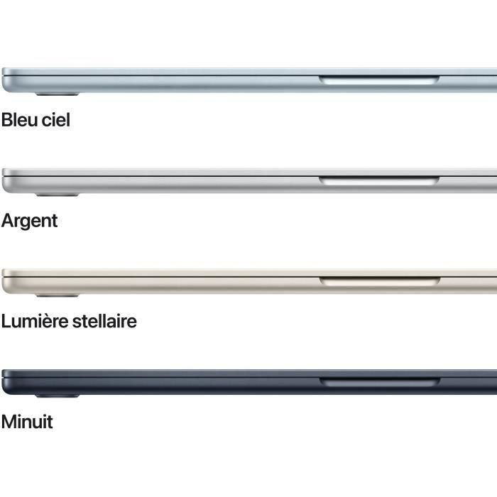 Apple - MacBook Air M4 de 15,3" (2025) - 24 GB de RAM - 512 GB de almacenamiento - CPU de 10 núcleos - GPU de 10 núcleos - Azul cielo 2 Apple - MacBook Air M4 de 15,3" (2025) - 24 GB de RAM - 512 GB de almacenamiento - CPU de 10 núcleos - GPU de 10 núcleos - Azul cielo 2
