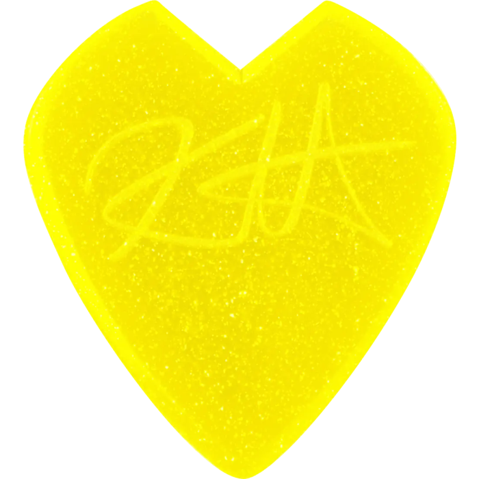 Dunlop Púas Jazz III Kirk Hammet Yellow Glitter Pack 6 Unidades 1