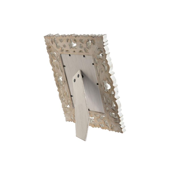 Marco Foto 13X18 Indio DKD Home Decor Blanco Natural 2 x 29 x 23 cm (2 Unidades) 3