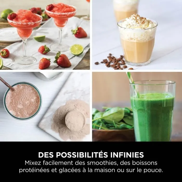 Ninja Licuadora Portátil Blast BC150EUPR Recipiente 530ml Batería 2h Sin Cable Sin BPA Morada 5 Ninja Licuadora Portátil Blast BC150EUPR Recipiente 530ml Batería 2h Sin Cable Sin BPA Morada 5