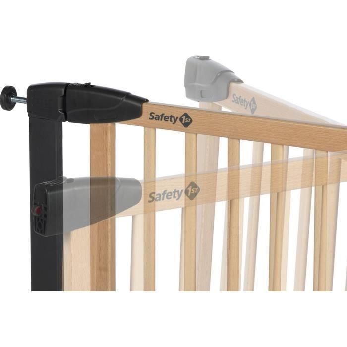 SEGURIDAD 1º SIMPLY CLOSE WOOD & META, Presión, 73-80 cm (Max. 94cm), sin tornillos ni taladros, Apertura con una sola mano, Madera y Grafito 4 SEGURIDAD 1º SIMPLY CLOSE WOOD & META, Presión, 73-80 cm (Max. 94cm), sin tornillos ni taladros, Apertura con una sola mano, Madera y Grafito 4