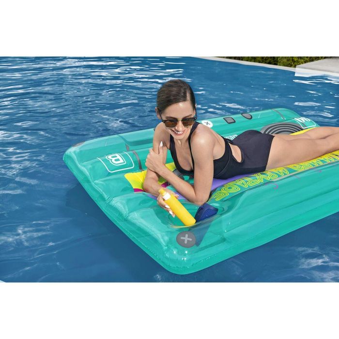 Bestway Colchoneta Hinchable Retro Cassette 174x117 cm Playa y Piscina 43649 1