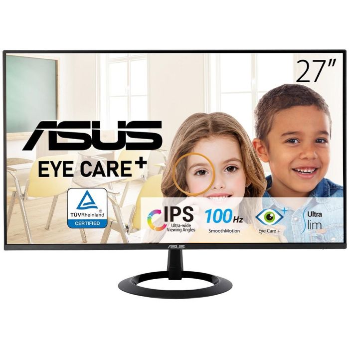 Asus 90LM07B0-B01470 Monitor Gaming VZ27EHF 27" Full HD IPS 100Hz 1ms Adaptive-Sync Eye Care Sin Marco VESA Negro
