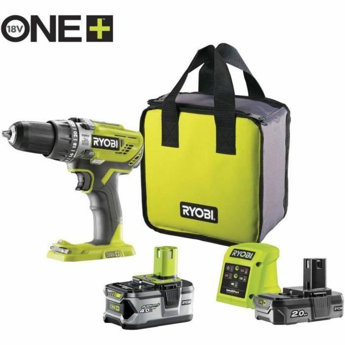 Taladro atornillador de impacto Ryobi ONE+ R18PD3-242S 1