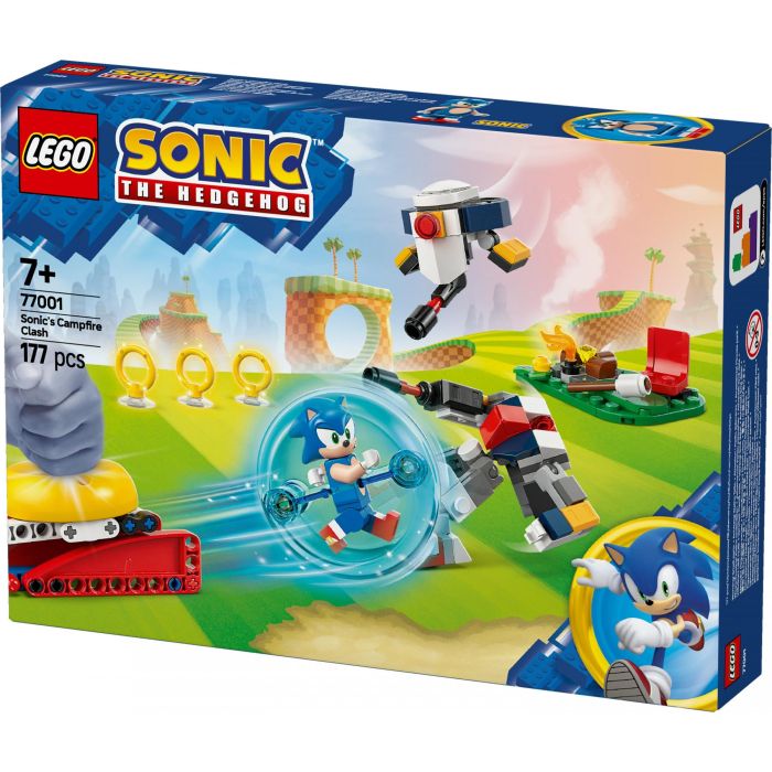 LEGO 77001 Set de Construcción Batalla de Sonic en la Hoguera con Minifigura Sonic, Esfera de Velocidad y Figuras para +7 años 10 LEGO 77001 Set de Construcción Batalla de Sonic en la Hoguera con Minifigura Sonic, Esfera de Velocidad y Figuras para +7 años 10