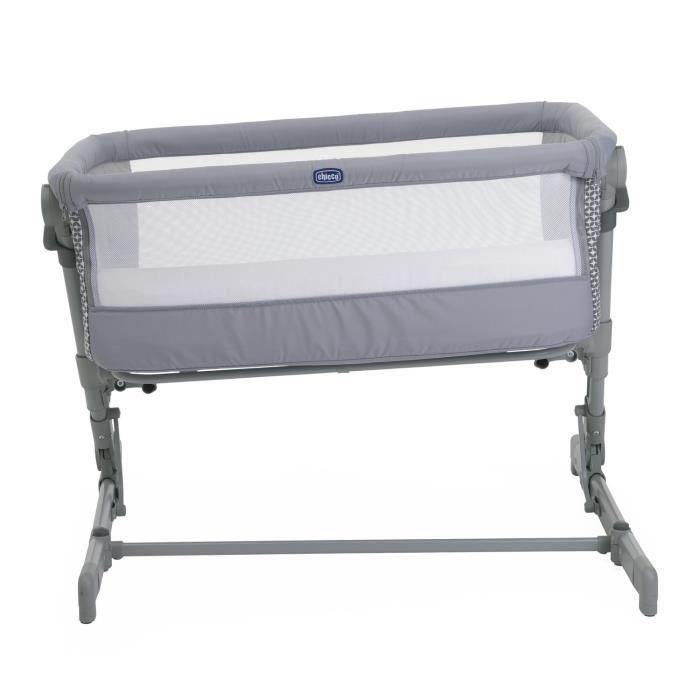 Cuna colecho CHICCO Next2Me GO - Compacta - Plegable - Reclinable - 6 niveles de altura - Gris claro 3 Cuna colecho CHICCO Next2Me GO - Compacta - Plegable - Reclinable - 6 niveles de altura - Gris claro 3