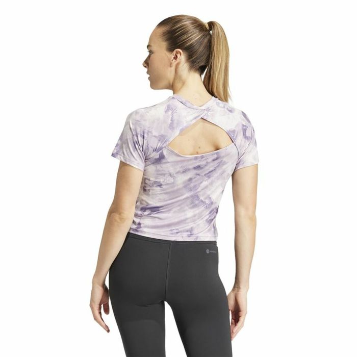 Camiseta de Manga Corta Mujer Adidas Essentials Aop Flower (M) 3