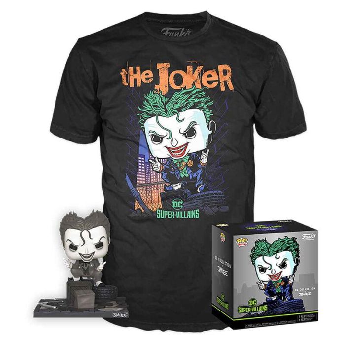 Set figura POP & Tee DC Comics Jim Lee Joker Talla: M