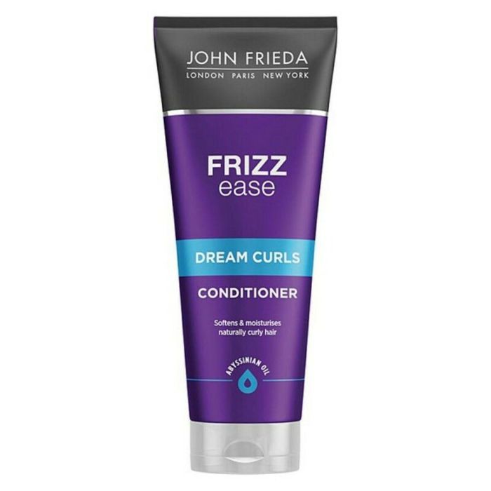 John Frieda FRIZZ-EASE Acondicionador Rizos de Ensueño 250 ml - Aceite Abisinia, Hidratante, Nutritivo, Define Rizos, Anti-Frizz
