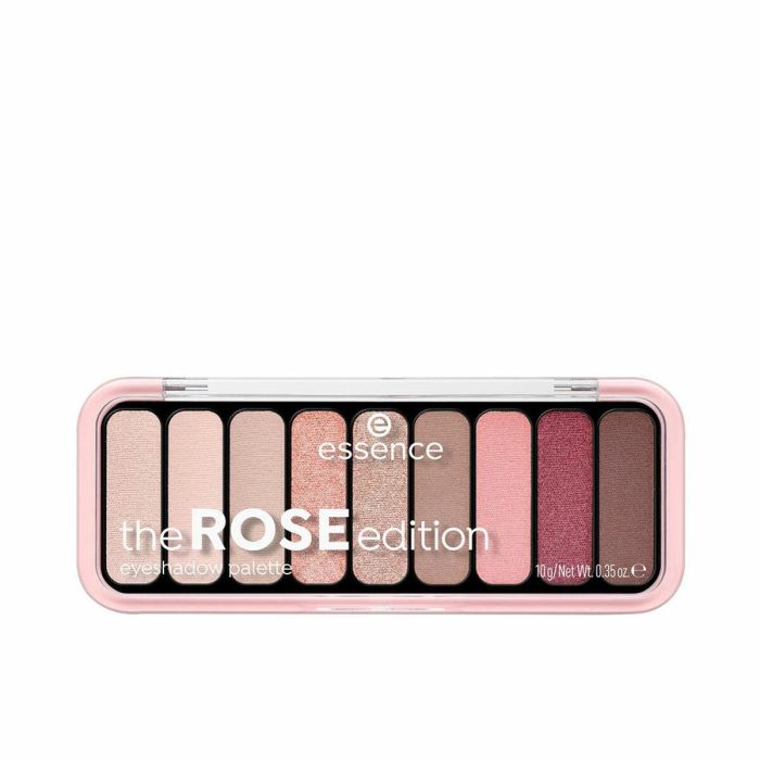 Essence THE ROSE EDITION Paleta de Sombras Ojos Pigmentada Larga Duración Acabados Mate y Metálicos Tonos Nudes y Rosados Cruelty Free Vegana 10g