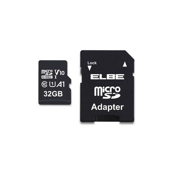 Elbe Tarjeta Micro SD 32GB MSD-1032 UHS-I U1 Full HD 7