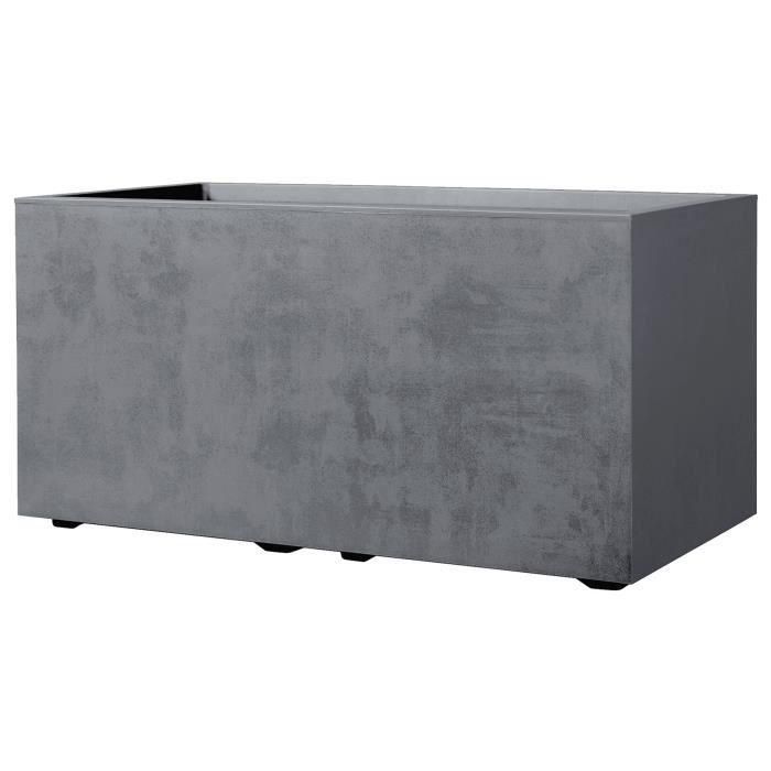 Deroma 9H91ZSZ217 Jardinera Muret Millennium R con Reserva de Agua, Gris Ceniza, 79 cm 0 Deroma 9H91ZSZ217 Jardinera Muret Millennium R con Reserva de Agua, Gris Ceniza, 79 cm 0