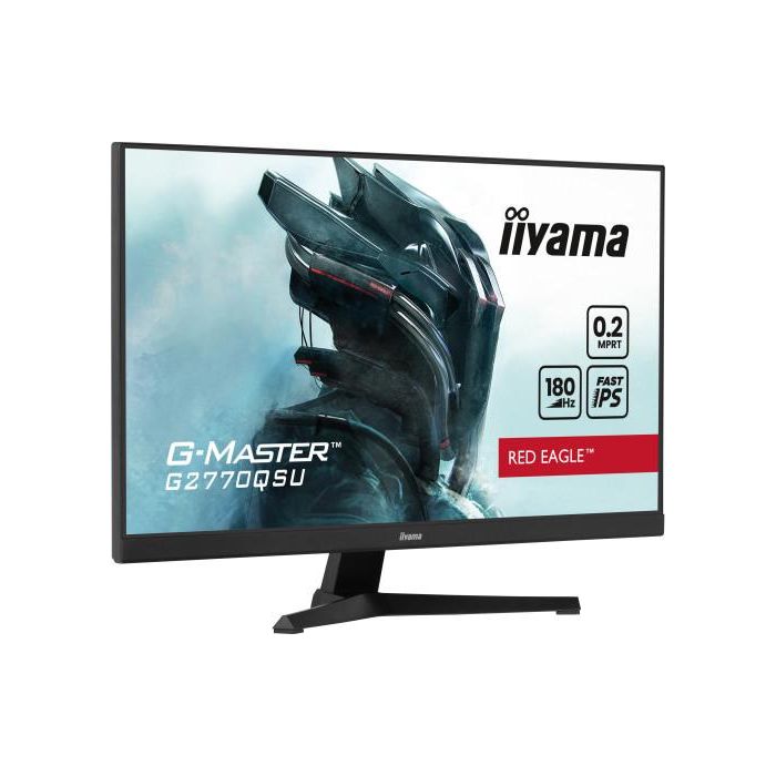 Iiyama G2770QSU-B6 Monitor 27" WQHD Fast IPS 180Hz 0.2ms MPRT FreeSync 2 Iiyama G2770QSU-B6 Monitor 27" WQHD Fast IPS 180Hz 0.2ms MPRT FreeSync 2