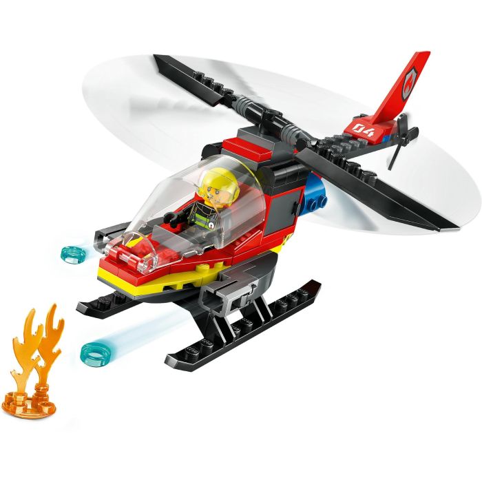 LEGO 60411 City Helicóptero de Rescate de Bomberos, Juego de Construcción, 85 piezas, para niños de 5+ años 2 LEGO 60411 City Helicóptero de Rescate de Bomberos, Juego de Construcción, 85 piezas, para niños de 5+ años 2