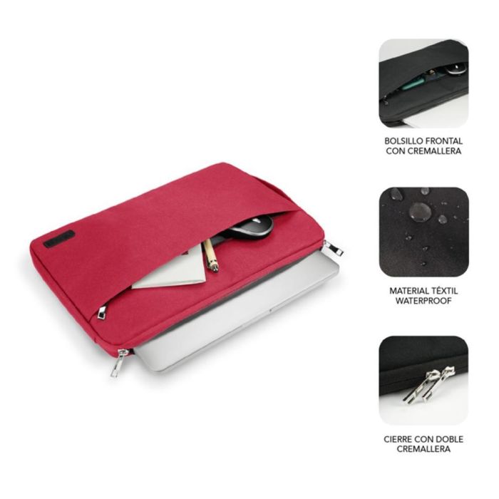 Funda Subblim Urban Laptop Sleeve para Portátiles hasta 15.6"/ Roja 1 Funda Subblim Urban Laptop Sleeve para Portátiles hasta 15.6"/ Roja 1