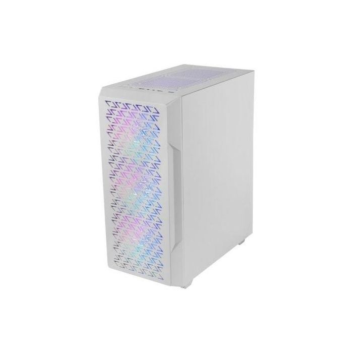Mars Gaming MC-GEO Semitorre Blanca con panel cristal templado, 4 ventiladores FRGB Rainbow de 120mm, ATX 4 Mars Gaming MC-GEO Semitorre Blanca con panel cristal templado, 4 ventiladores FRGB Rainbow de 120mm, ATX 4