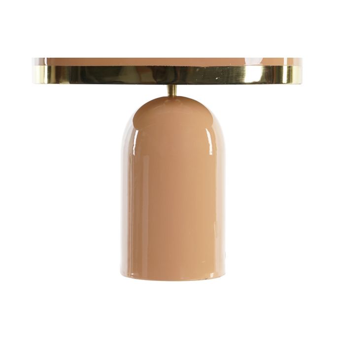 DKD Home Decor Lámpara de Sobremesa Moderna Rosa Dorado de Hierro con Plafón Metálico para Bombilla E27 21x52x37cm 3 DKD Home Decor Lámpara de Sobremesa Moderna Rosa Dorado de Hierro con Plafón Metálico para Bombilla E27 21x52x37cm 3