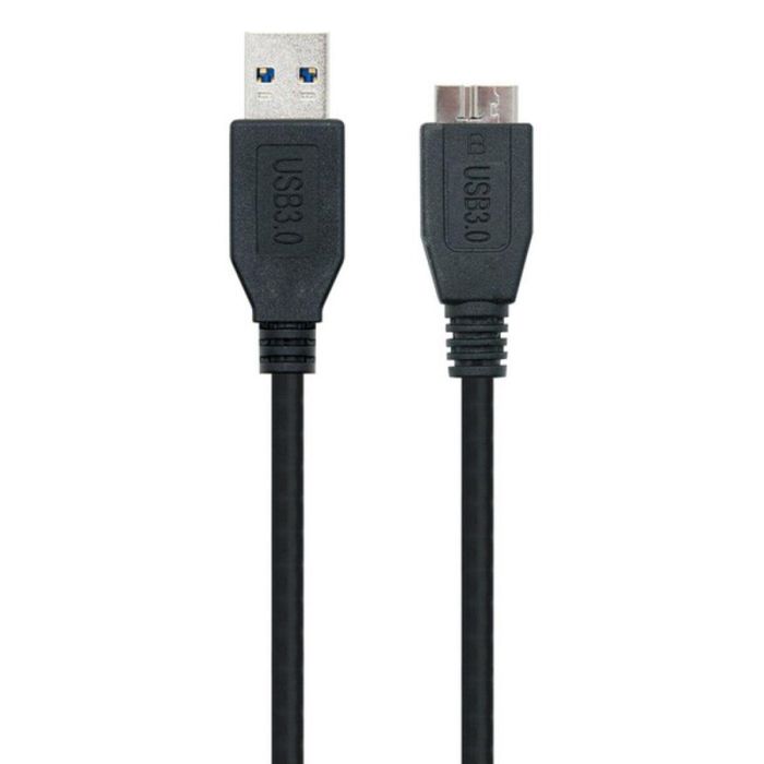 Cable USB 3.0 A a Micro USB B NANOCABLE 10.01.110-BK 4 Cable USB 3.0 A a Micro USB B NANOCABLE 10.01.110-BK 4
