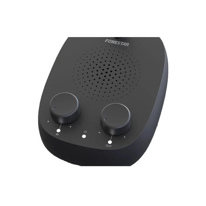 Fonestar sistem Intercomunicador de Ventanilla Doble Vía Manos Libres con Control de Volumen y Mute