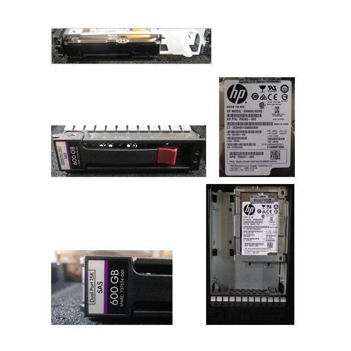 Hewlett Packard Enterprise 600GB 6G SAS 15K LFF (3.5 pulgadas) Dual Port Enterprise Hard Drive con 3 años de garantía