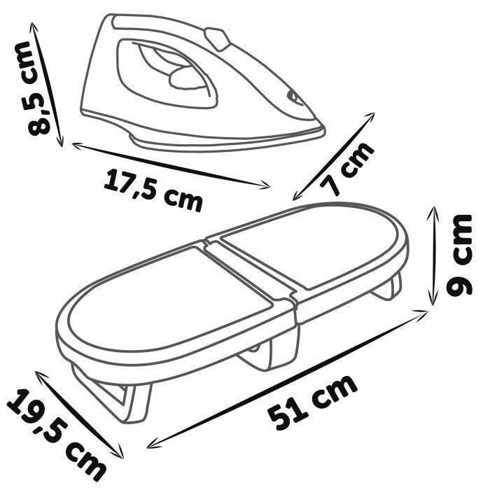 Smoby SMO3032163301233 - Tefal - Tabla de planchar plegable para niños - a partir de 3 años 4 Smoby SMO3032163301233 - Tefal - Tabla de planchar plegable para niños - a partir de 3 años 4