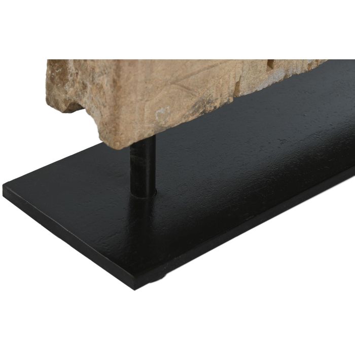 DKD Home Decor Item Home Escultura Piedra Natural Negro 12.5 x 49 x 43 cm 2